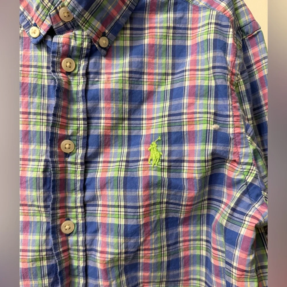Ralph Lauren Multicolor Plaid Button-Down Shirt
